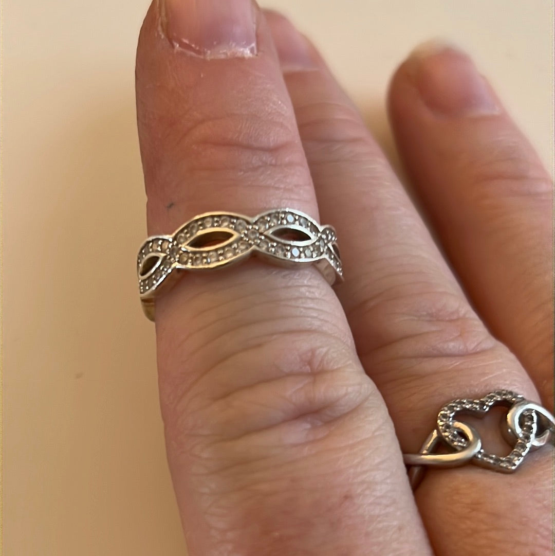 Thomas sabo silver hot sale infinity ring