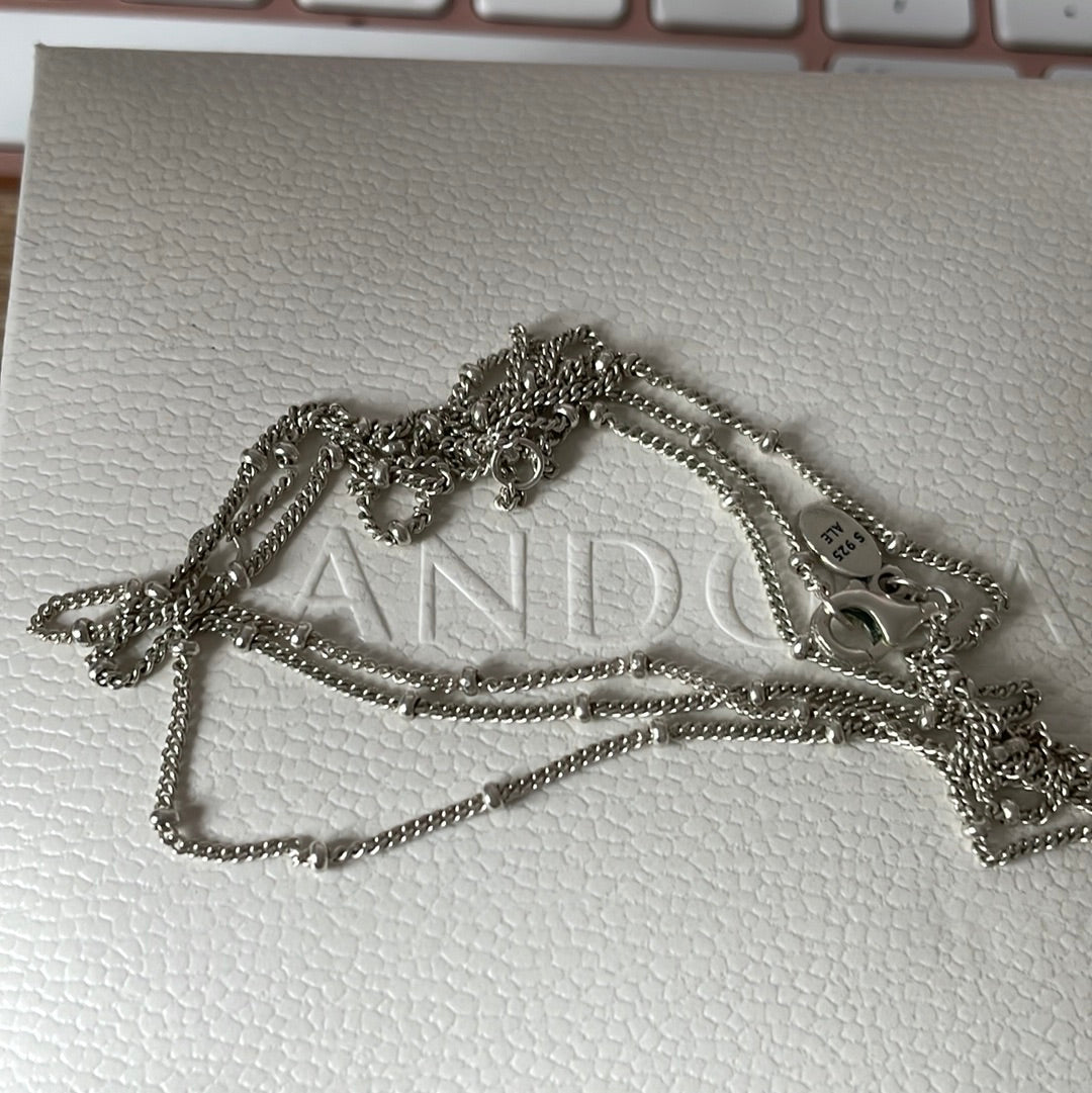 Pandora beaded store necklace chain