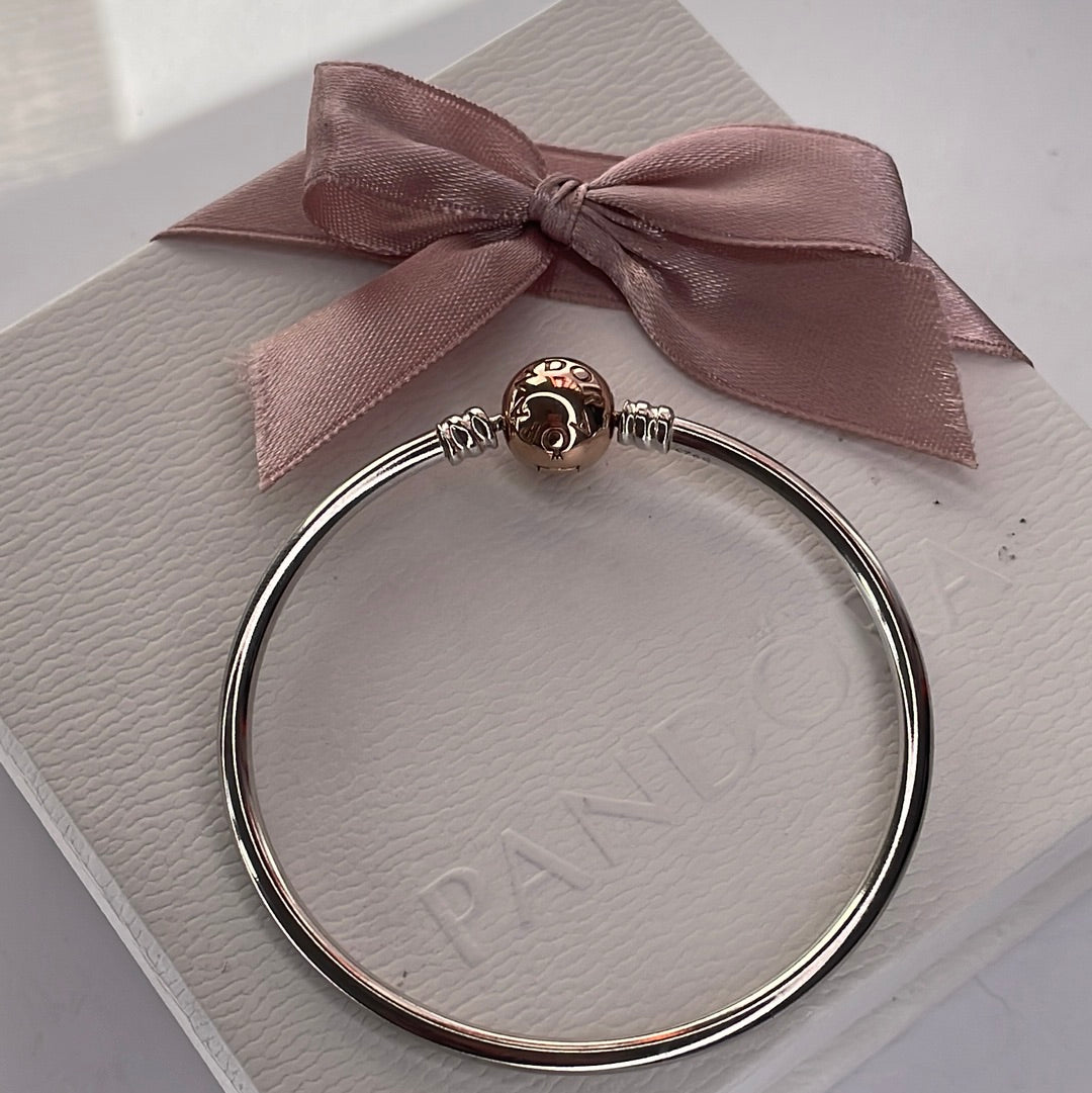 Pandora moments deals bangle rose gold