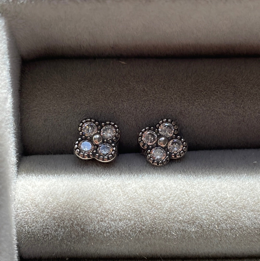 Pandora oriental store blossom earrings