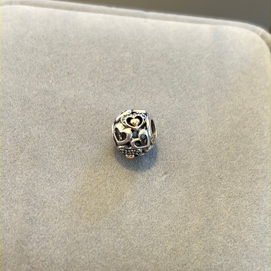 Pandora clearance bicolor charm