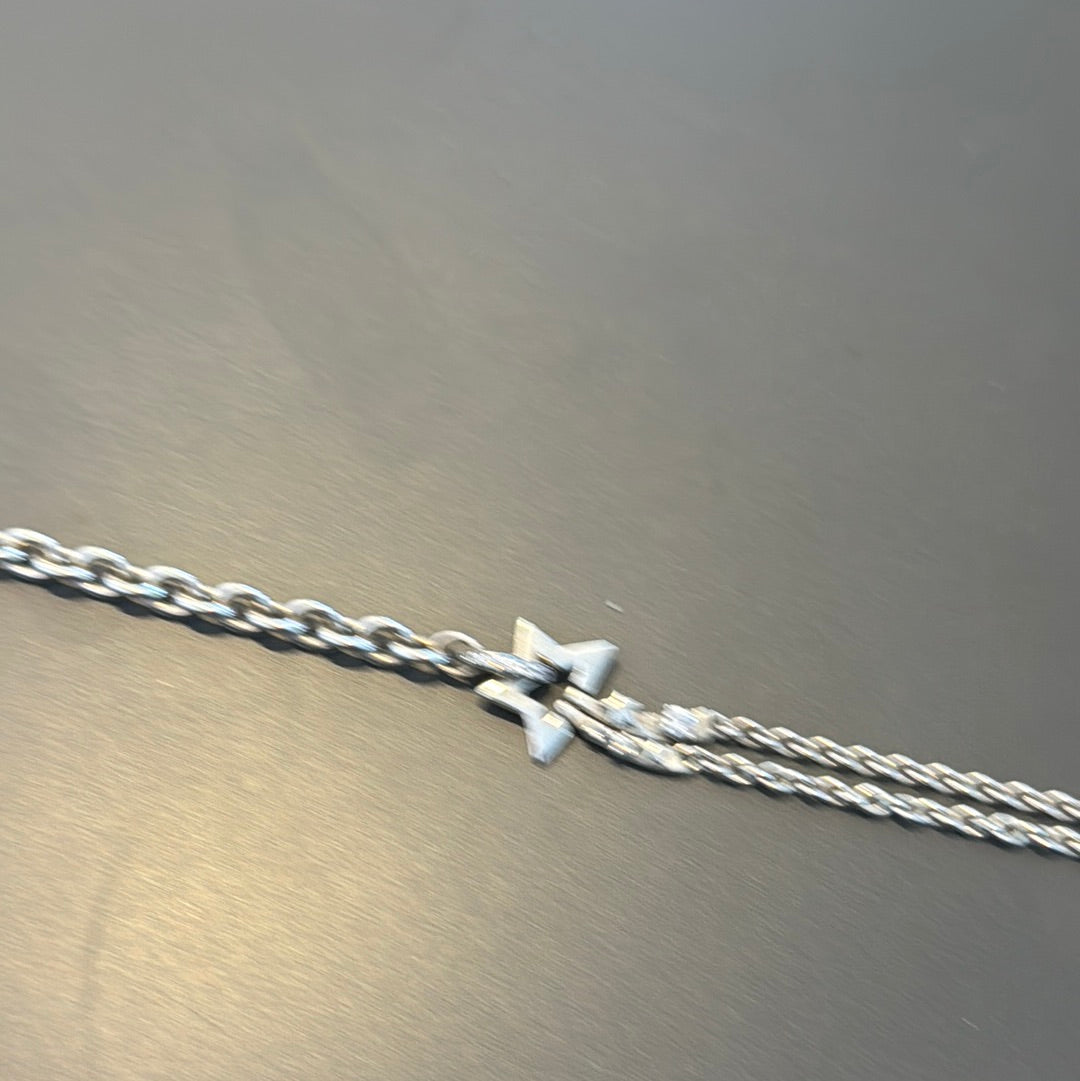 Genuine Pandora Shooting Star Double Chain Bracelet 20cm