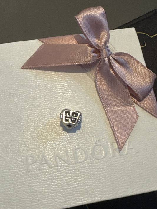 Genuine Pandora Mum Window To My Heart Charm