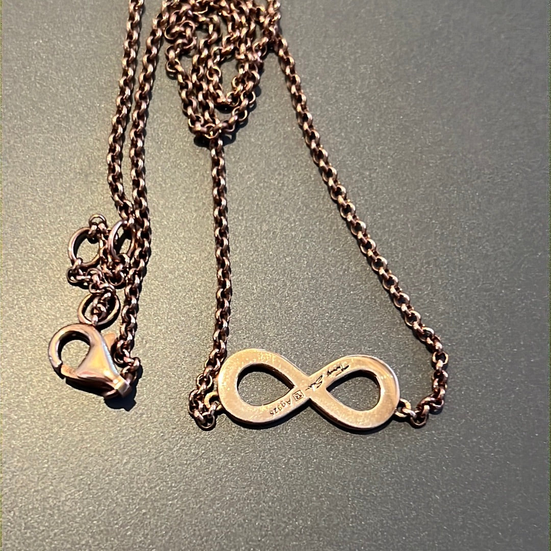 Thomas sabo rose 2025 gold infinity necklace