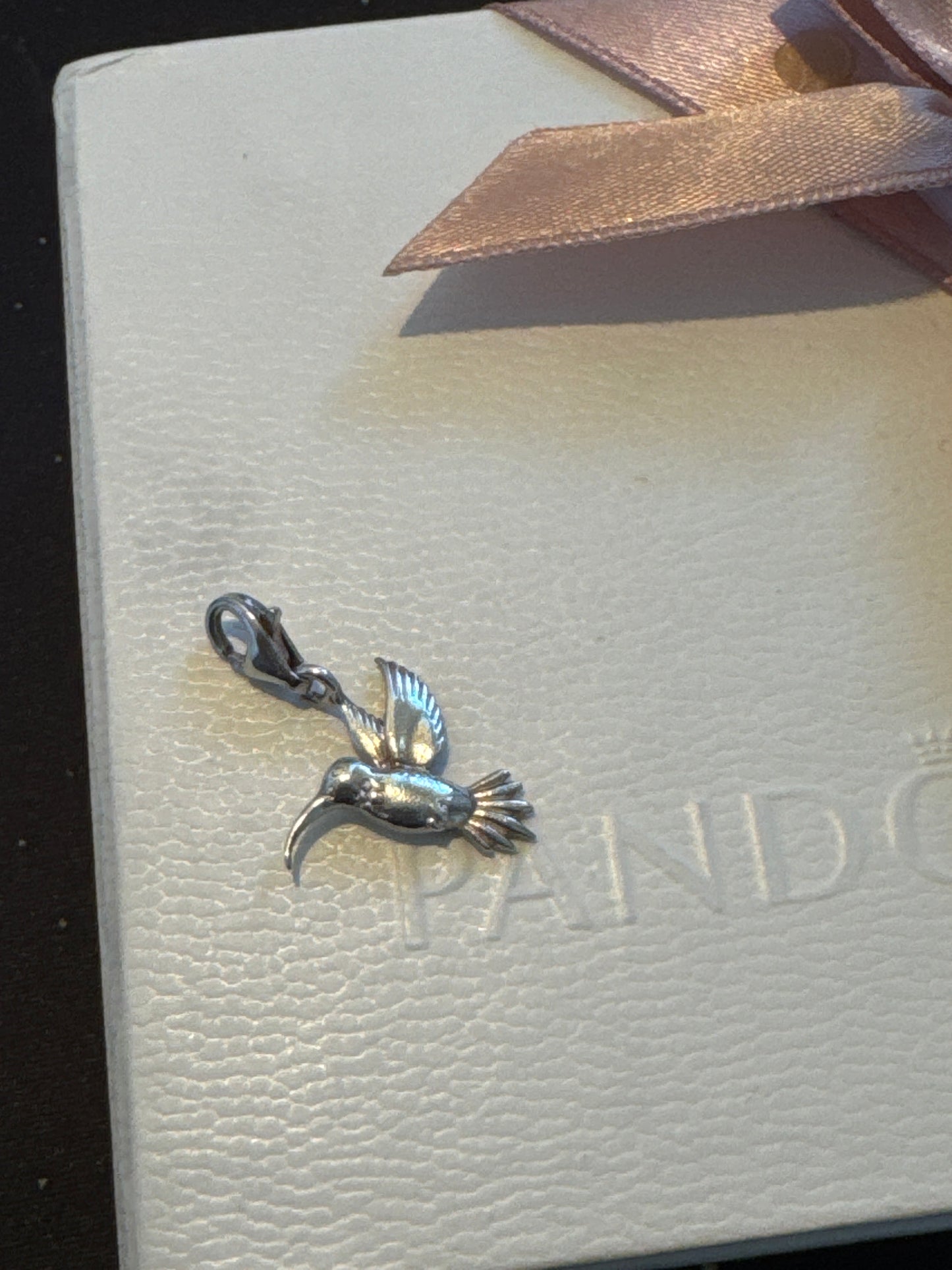 Genuine Thomas Sabo Hummingbird Dangle Charm