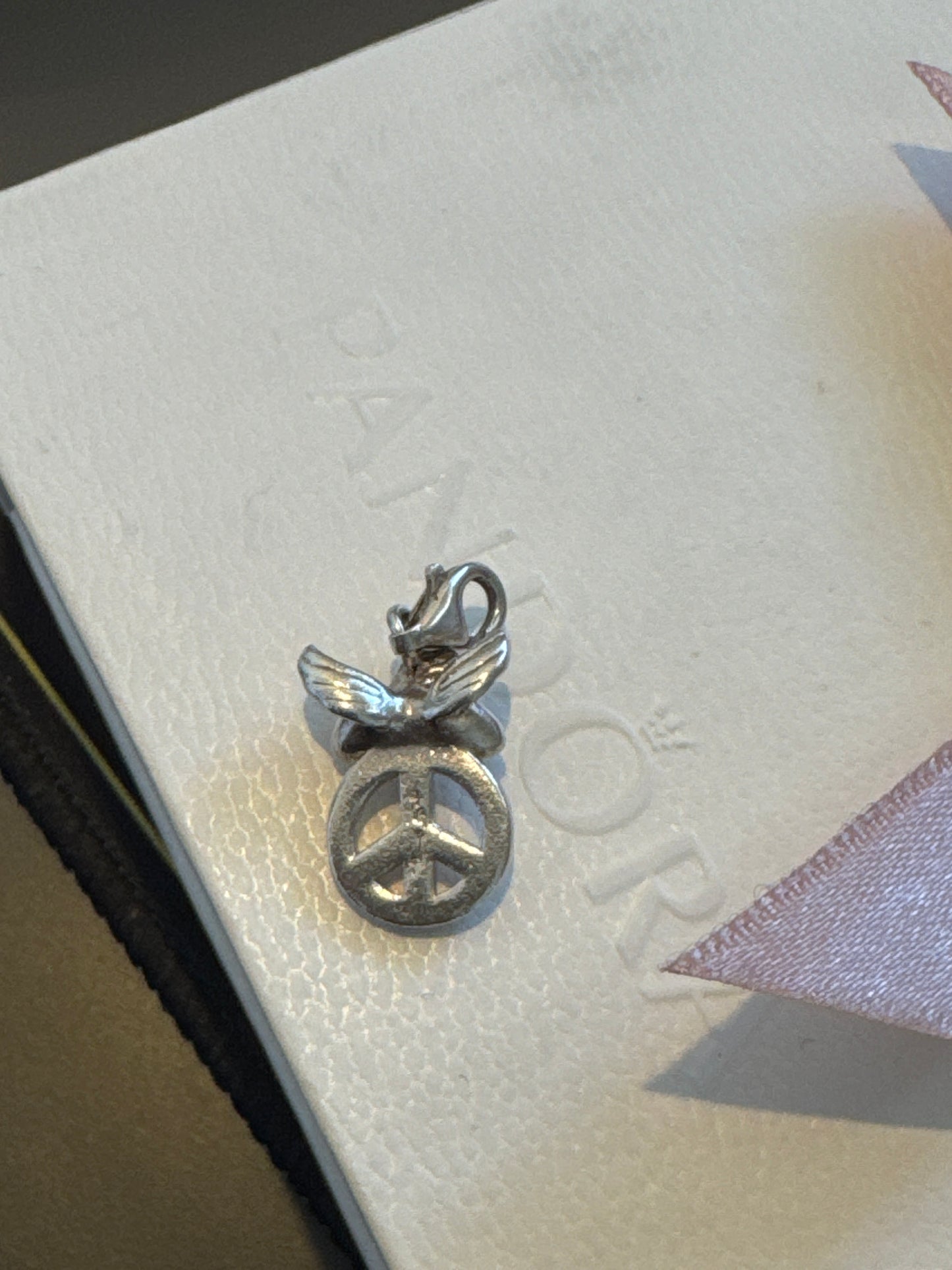 Genuine Thomas Sabo Peace cherub Angel Dangle Charm