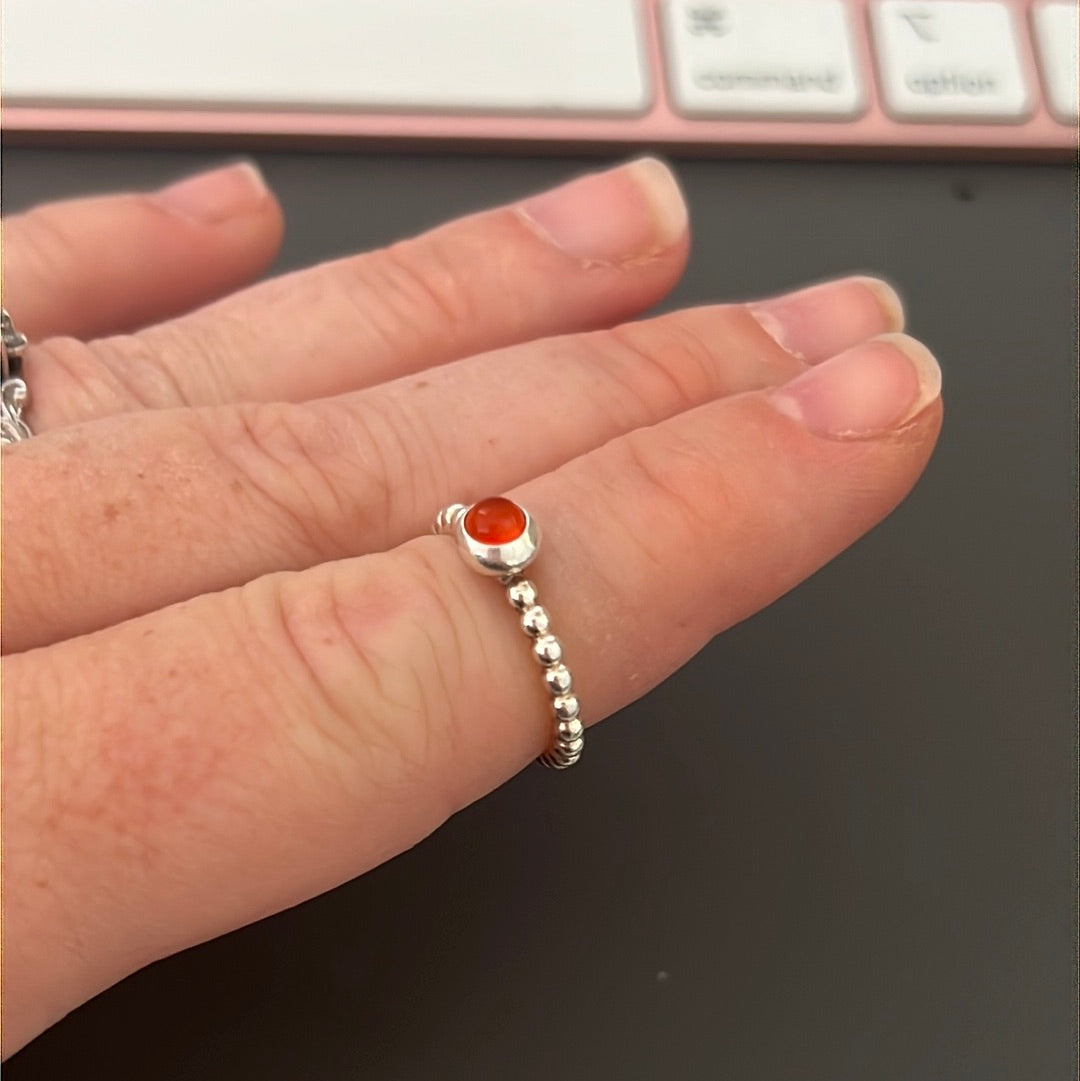 Pandora clearance carnelian ring