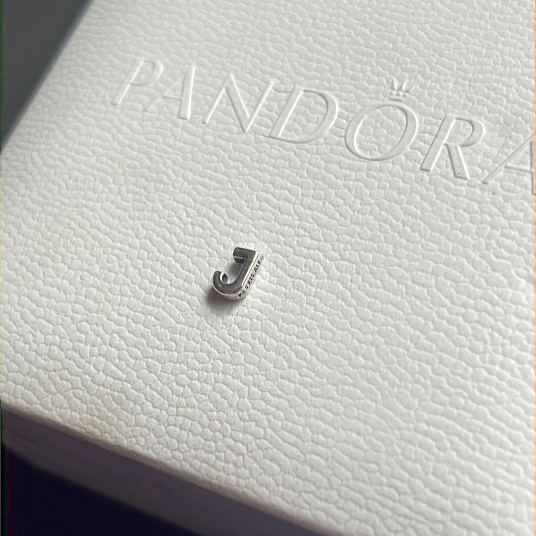 Letter j hot sale charm pandora