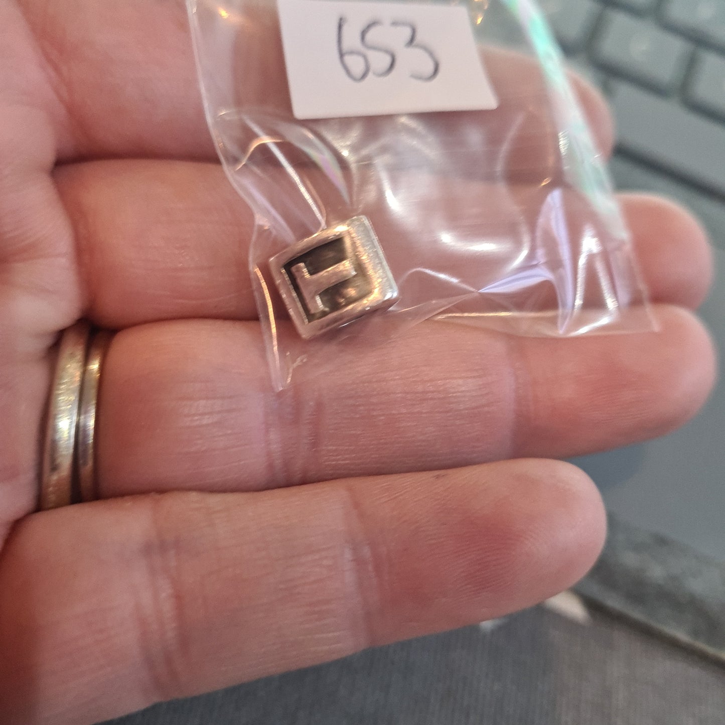 Genuine Pandora Letter T Initial charm