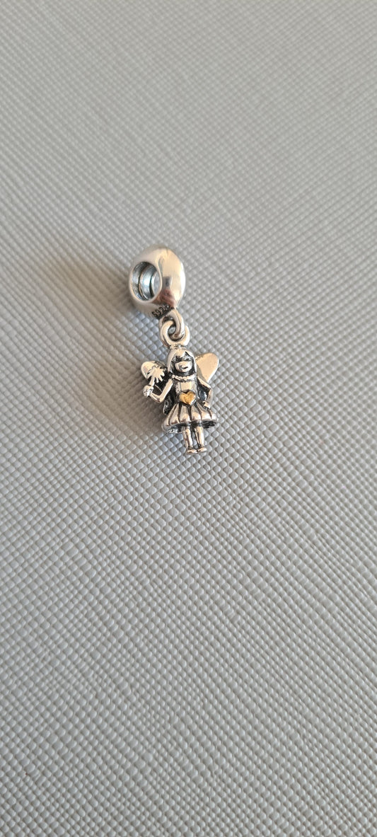 Genuine Pandora Woodland Fairy Two Tone With Wand