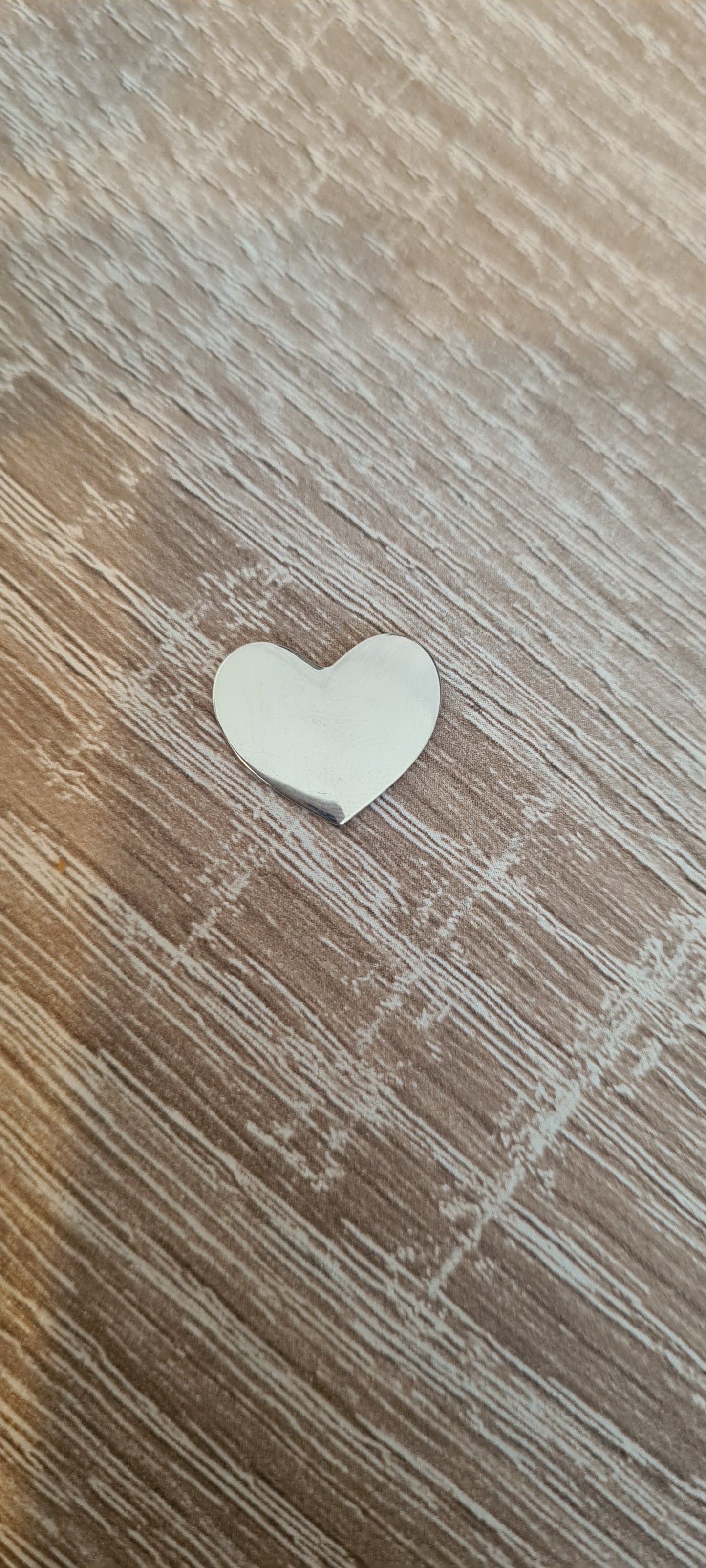 Genuine Pandora Plain Silver Locket Petite Heart Plate