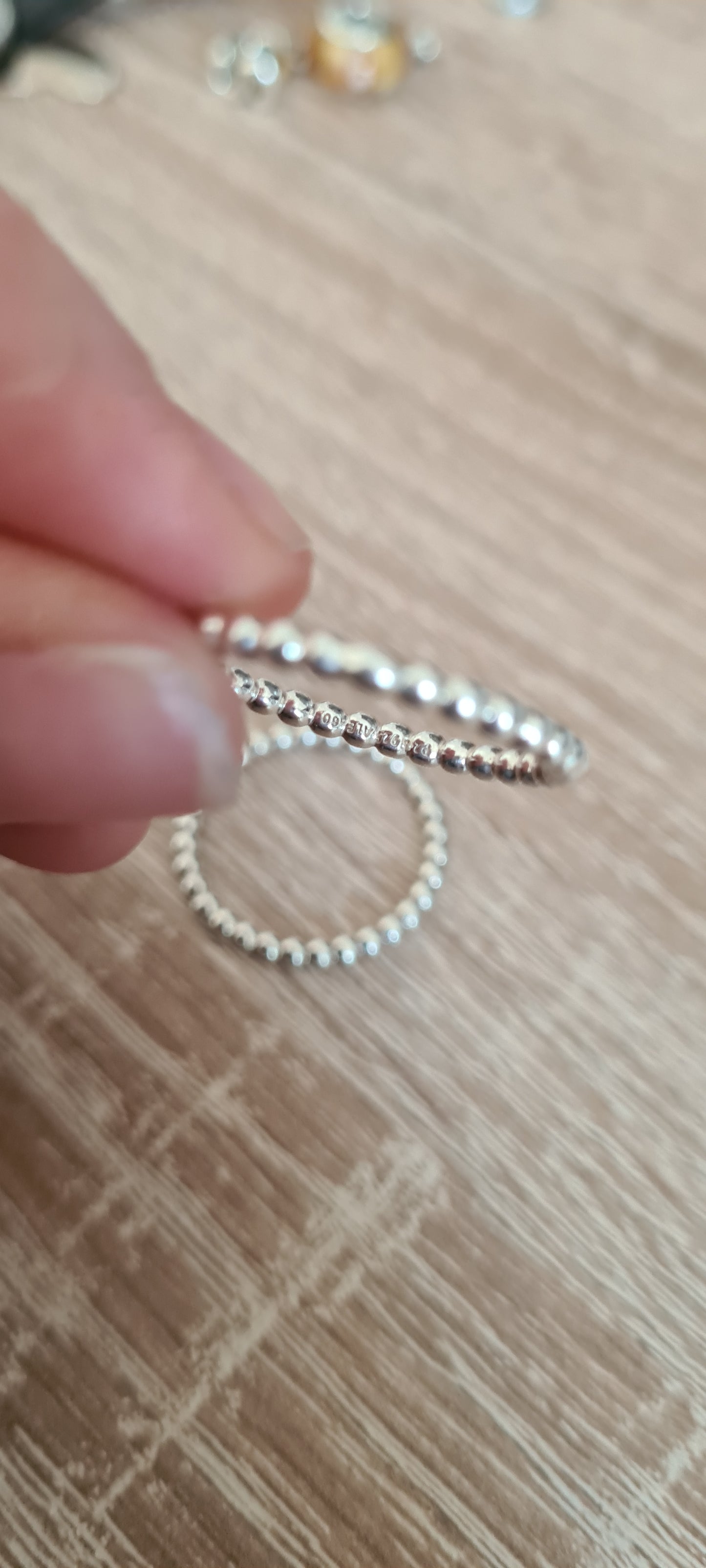 Genuine Pandora Bubble Bobble Stacking Ring