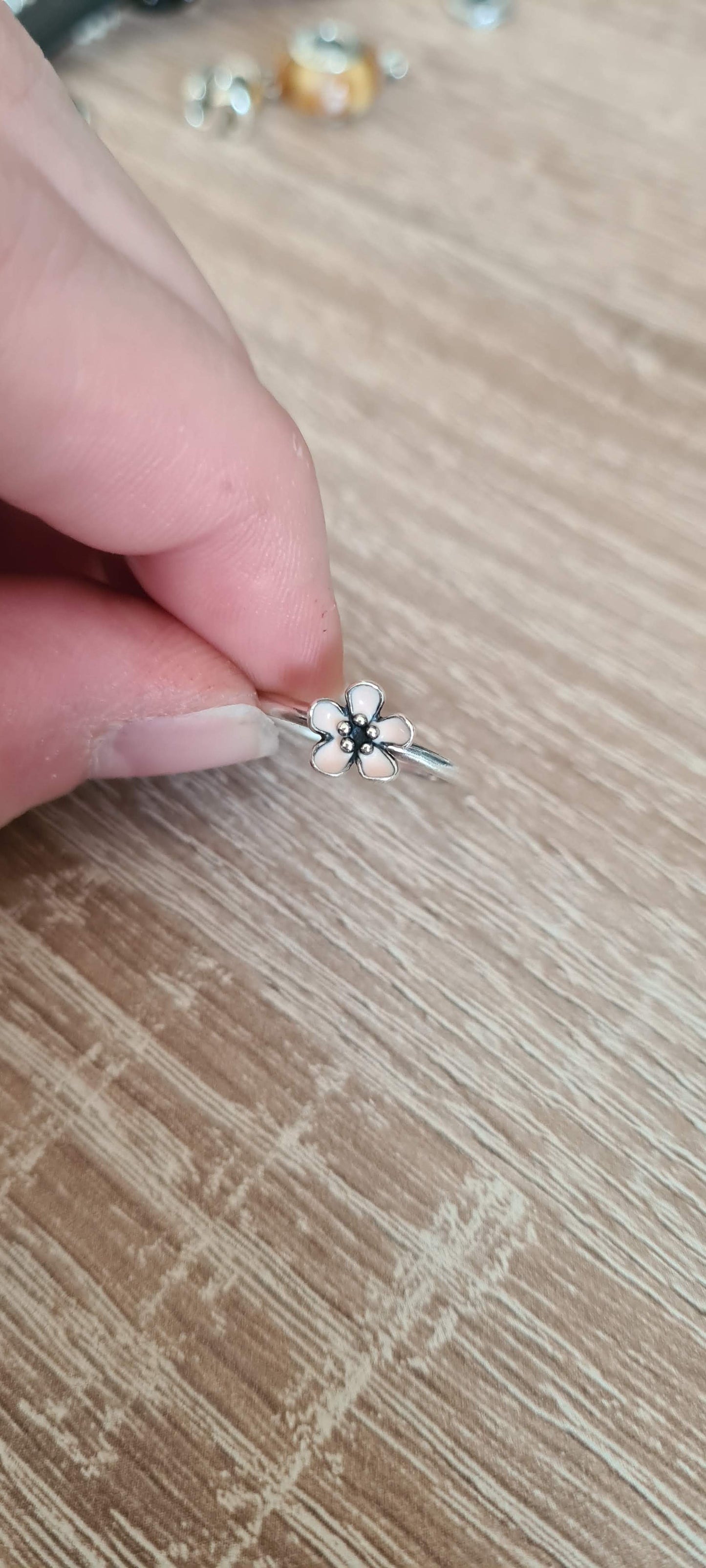 Genuine Pandora Cherry Blossom Ring Sizes