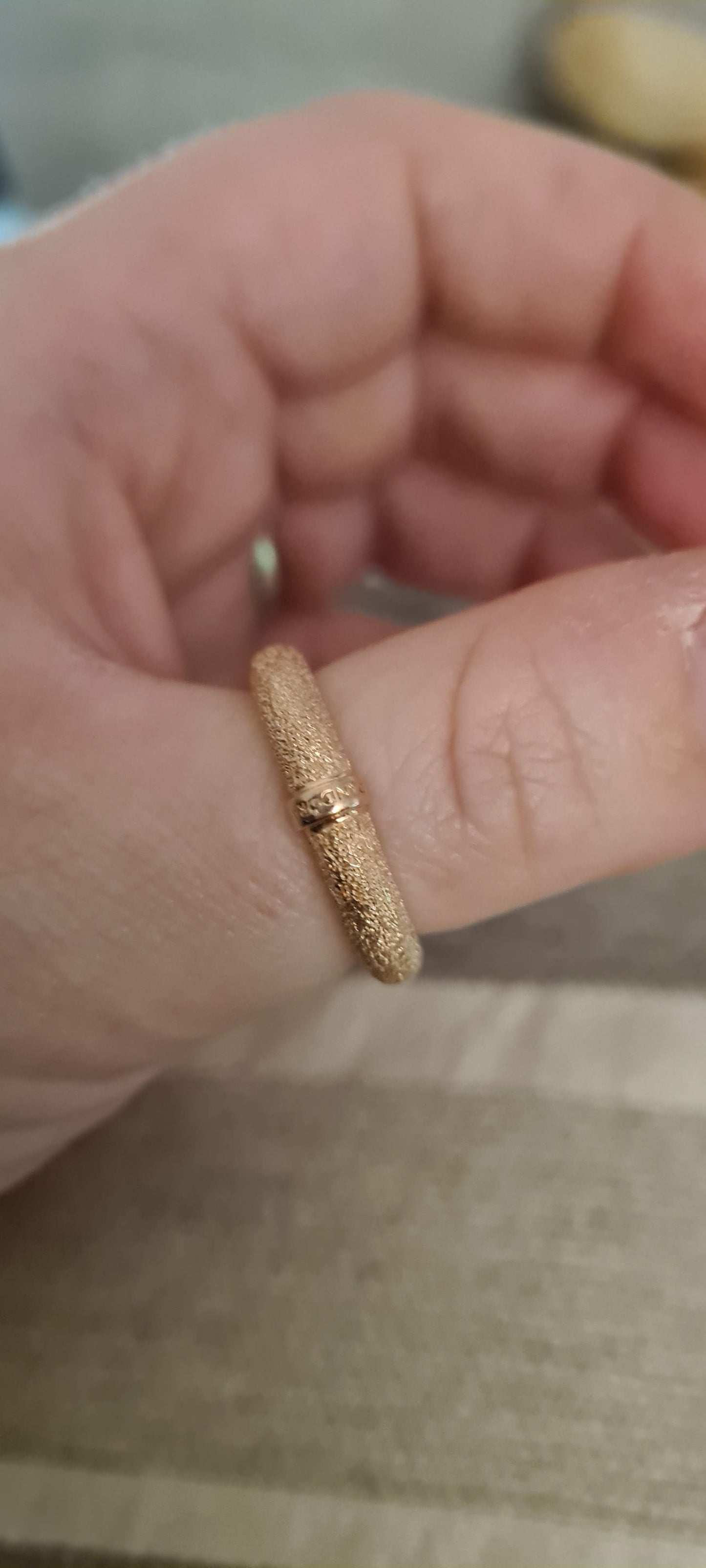 Genuine Pandora Ring Rose Gold Statement Ring Size 50