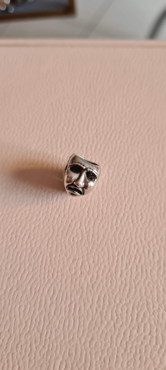 Genuine Pandora Theatre Mask Charm To Be Or Not To Be RARE