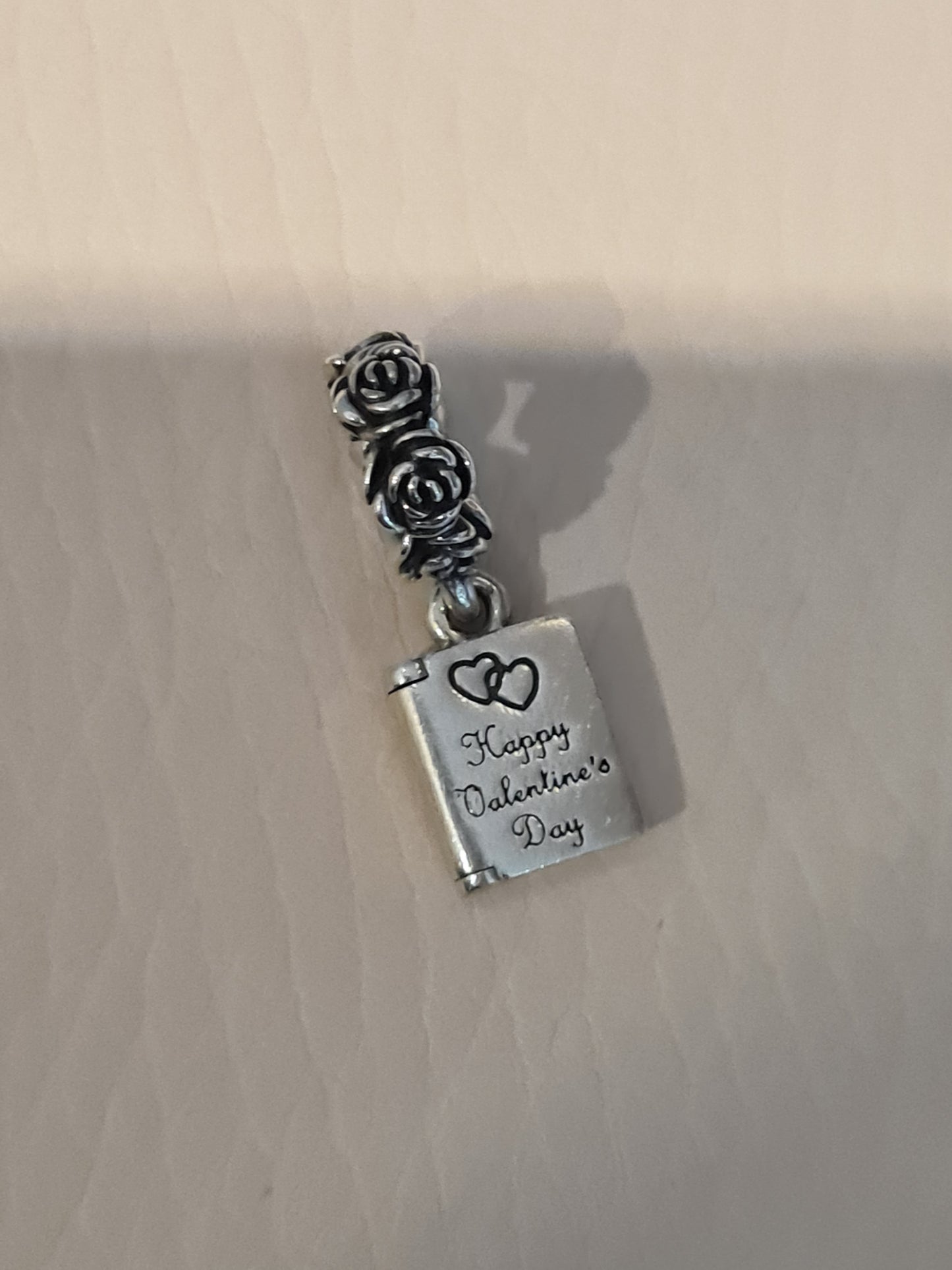 Genuine Pandora Valentine's Day Card Dangle Charm