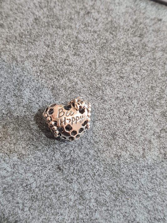 Genuine Pandora Bee Happy Honeycomb Charm