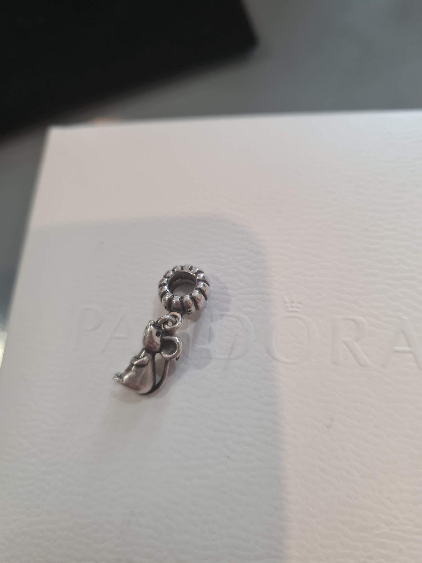 Genuine Pandora Cute Mouse Rat Charm Dangle