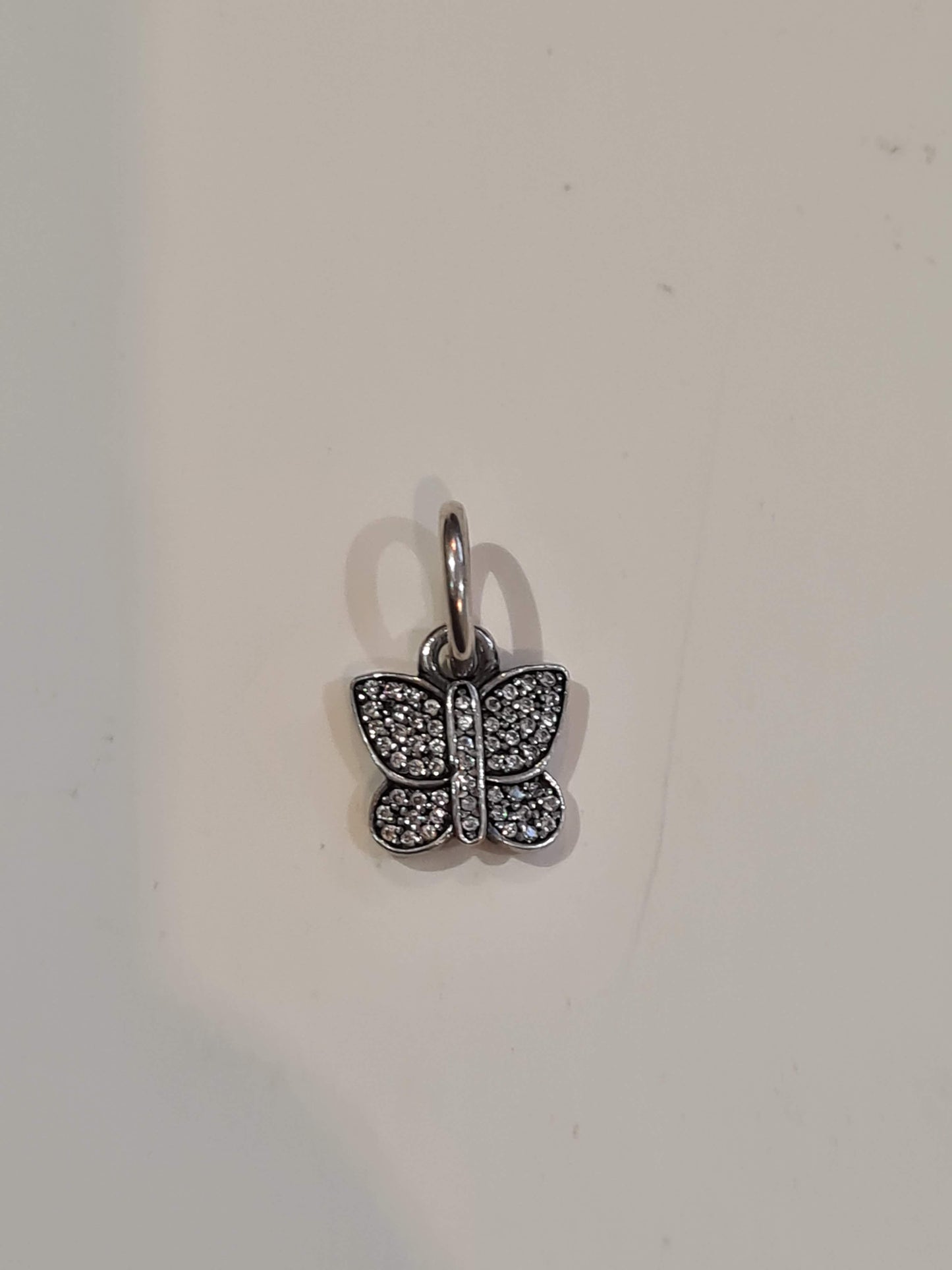 Genuine Pandora Butterfly Pave Glitter Sparkle Charm