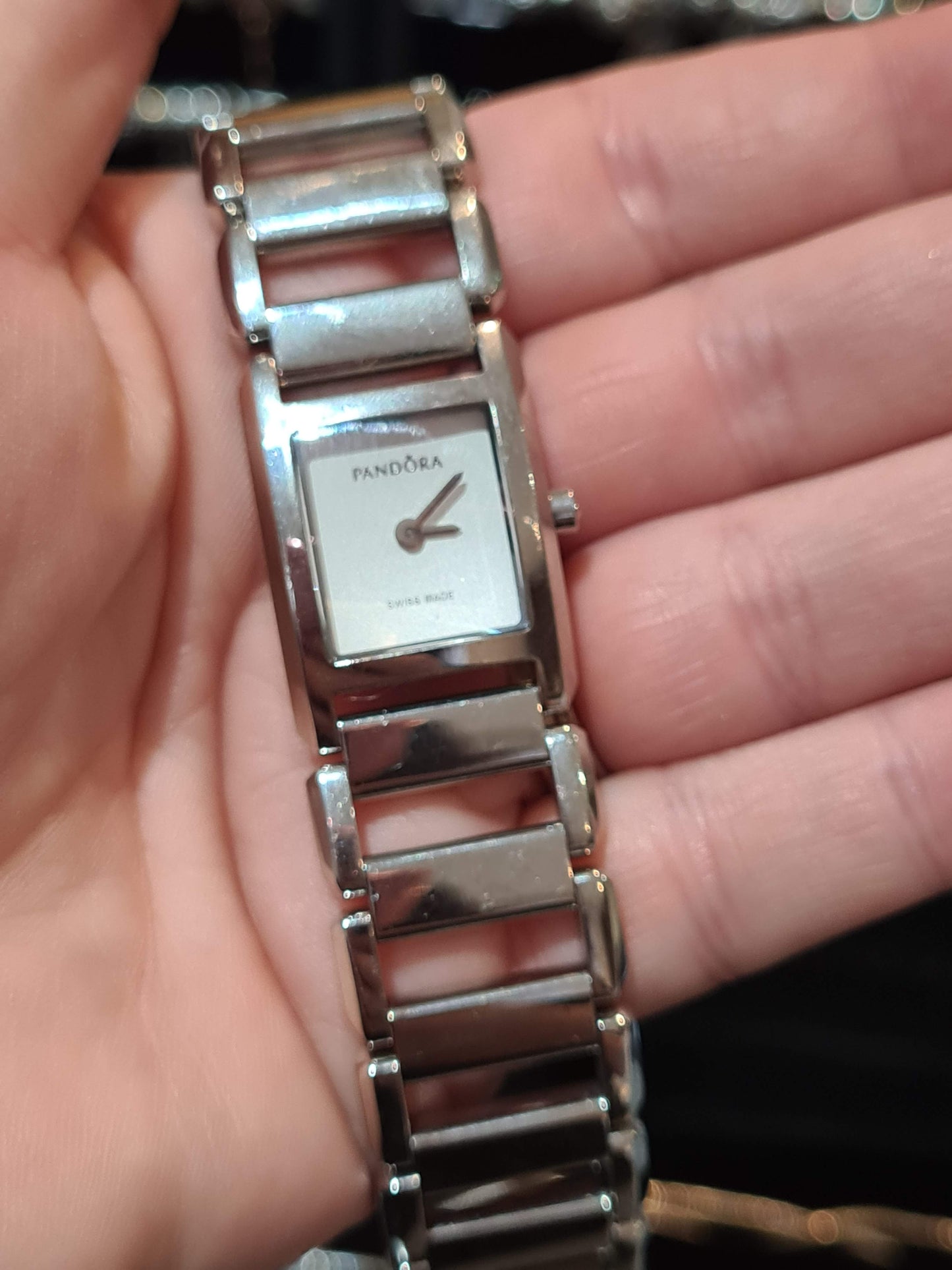 Genuine Pandora Stainless Steel Watch in Silver In Great condition