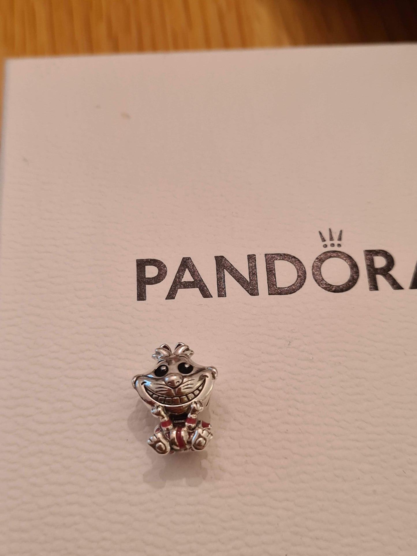 Genuine Pandora  Disney Cheshire Cat Charm