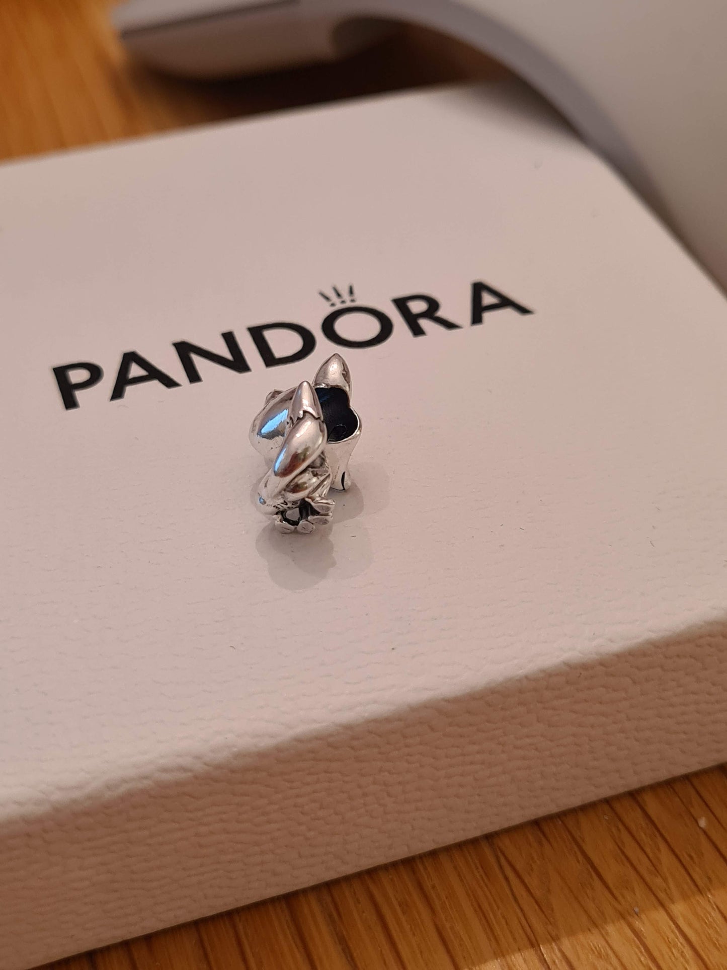Genuine Pandora Brand New Fox With Blue Cz Eyes Beautiful Charm
