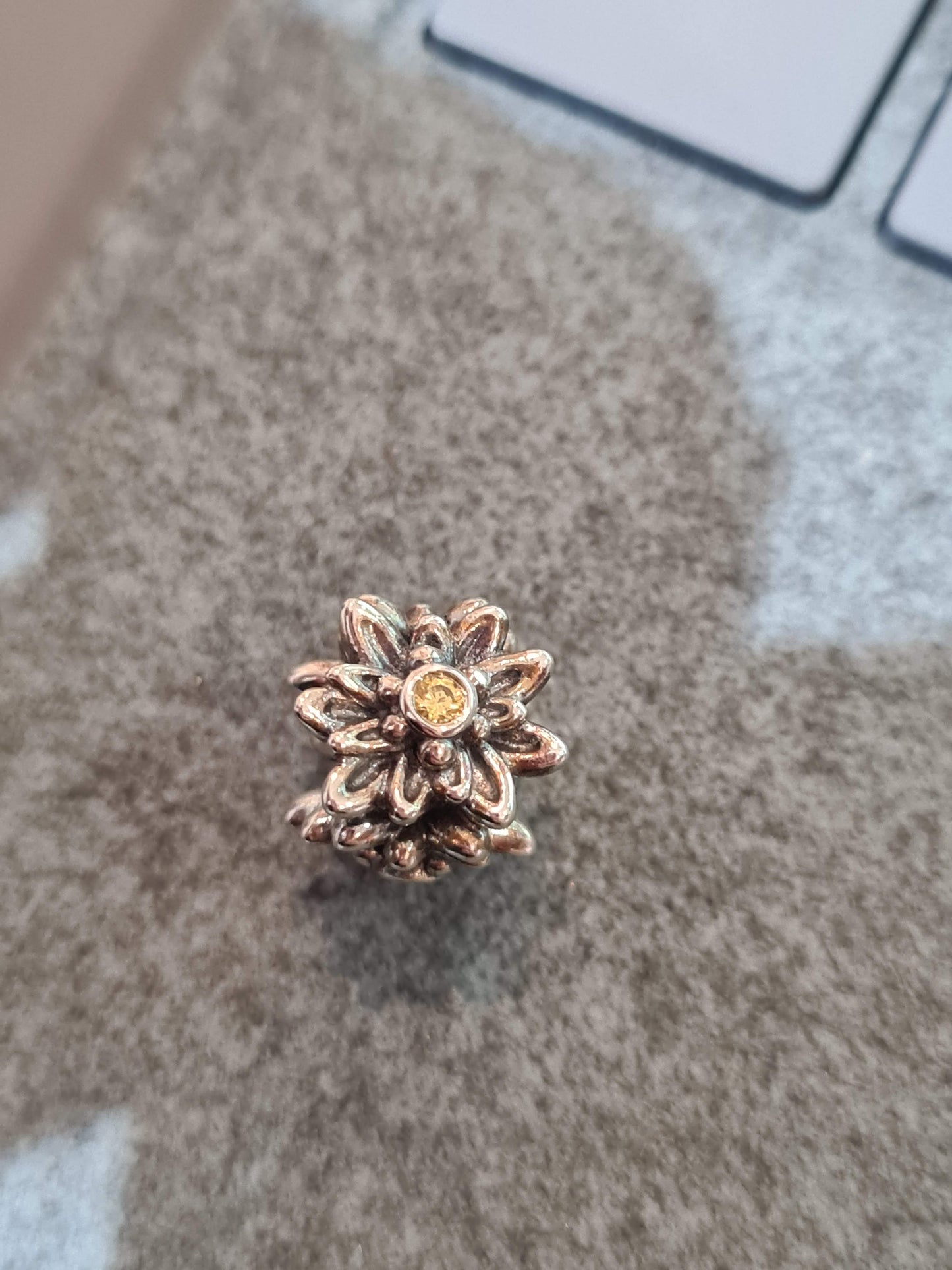 Genuine Pandora Rare Edelweiss Flower Charm