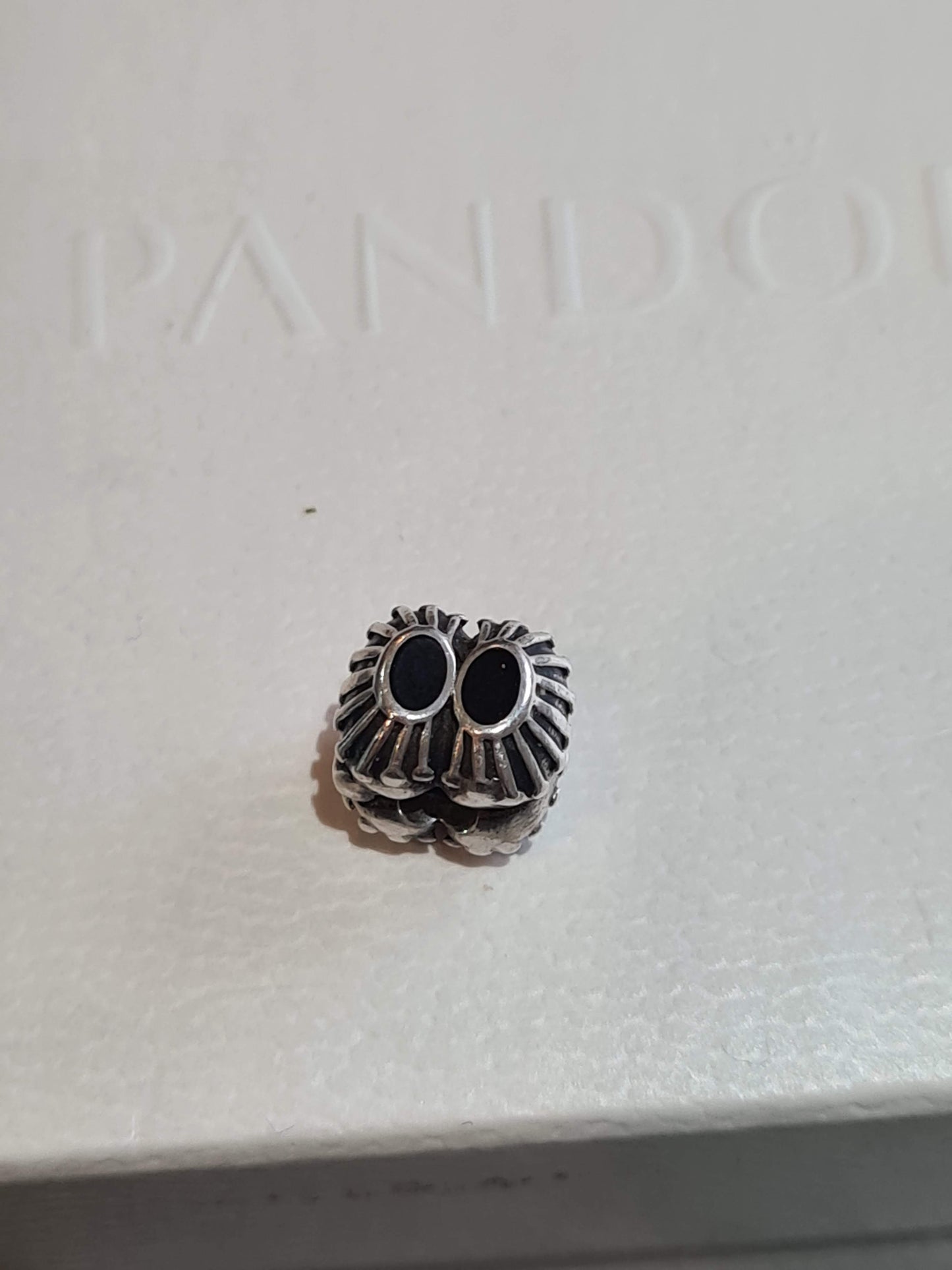 Genuine Pandora Black OR Grey Oyster Shell Onyx Clips Rare Retired