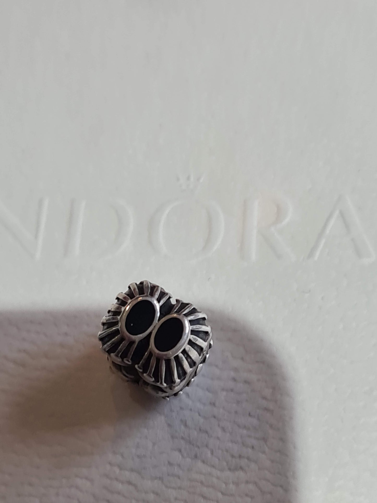 Genuine Pandora Black OR Grey Oyster Shell Onyx Clips Rare Retired