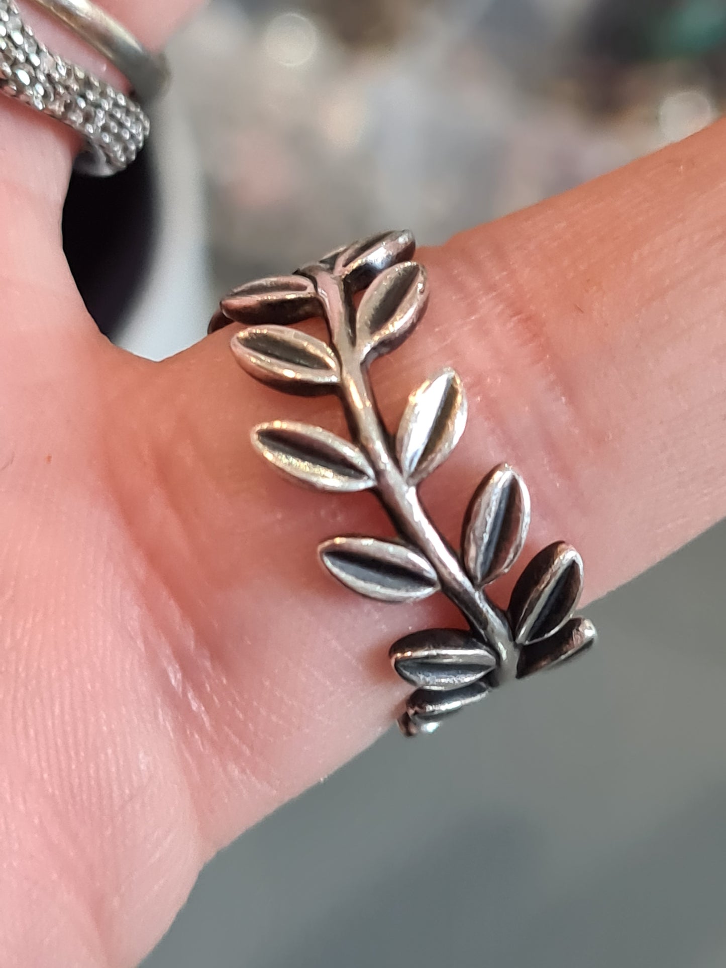 14K Solid Gold Olive Leaf Ring, 925 Sterling Silver Olive Leaf Ring, Leaf  Ring, Mother's Day Gift, Valentine's Day Gift, Christmas Gift - Etsy