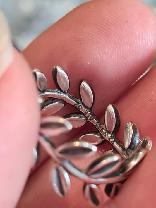 Genuine Pandora Leaf Ivy Leaves Ring Size ..