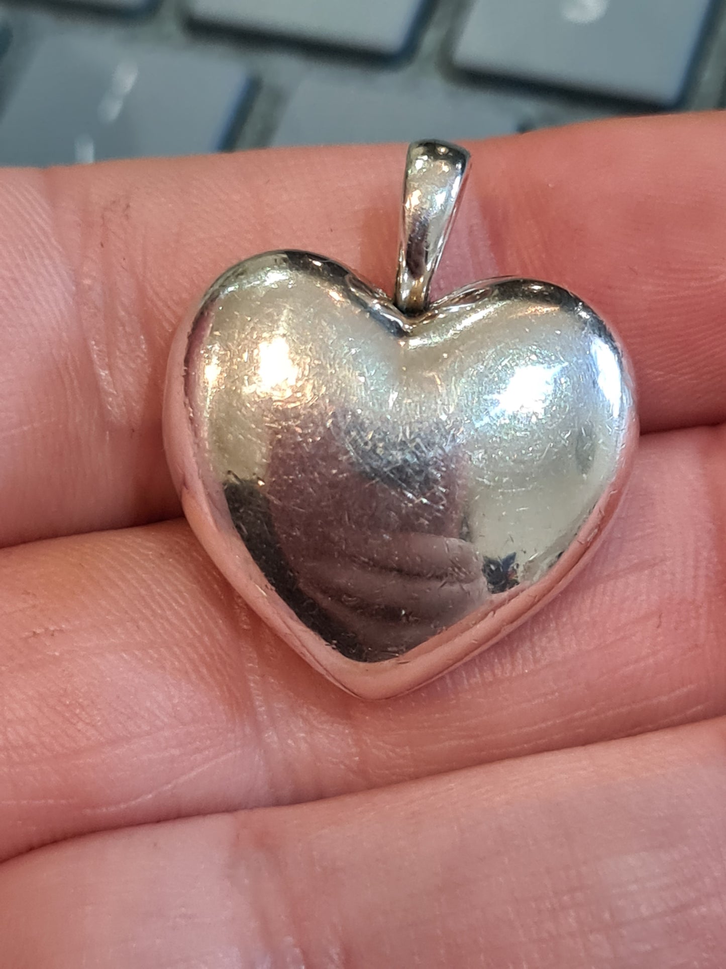 Genuine Pandora Silver Heart Locket Necklace Heavy, Retired and Hard to Find WITH 90cm CHAIN