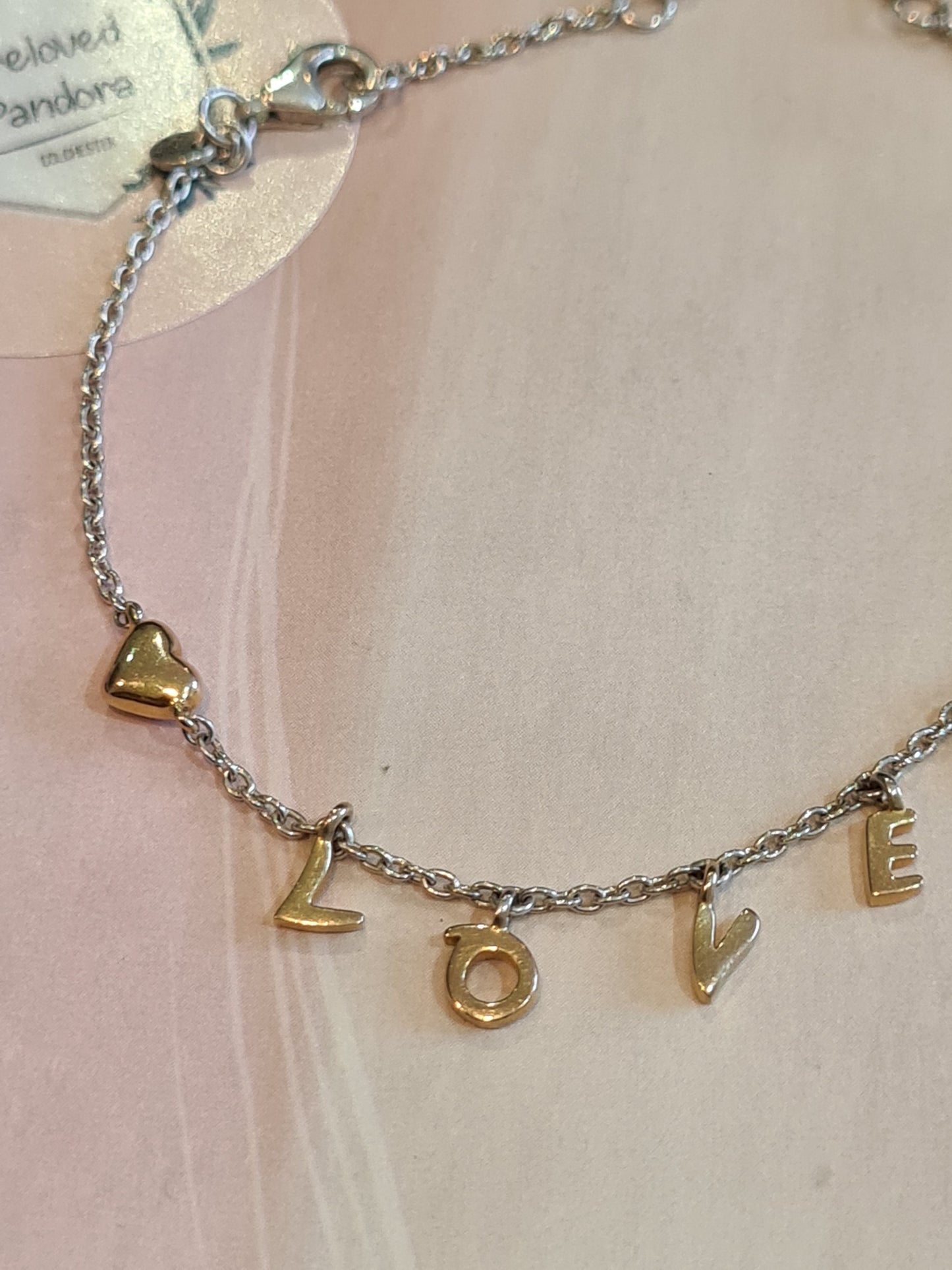 Genuine Pandora Loved Shine Gold Bracelet 20cm Max Extension