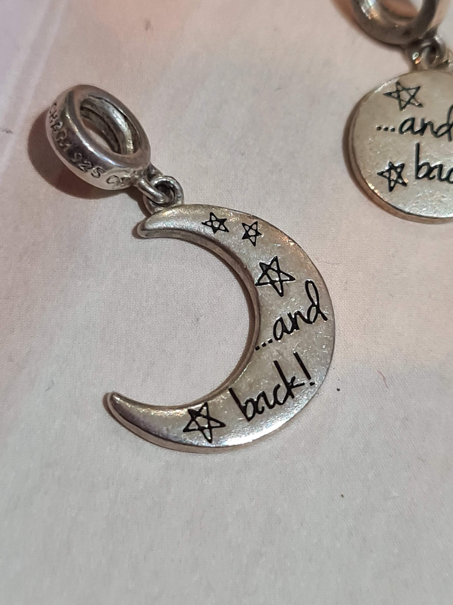 Genuine Chamilia I Love You To The Moon and Back Double Charm