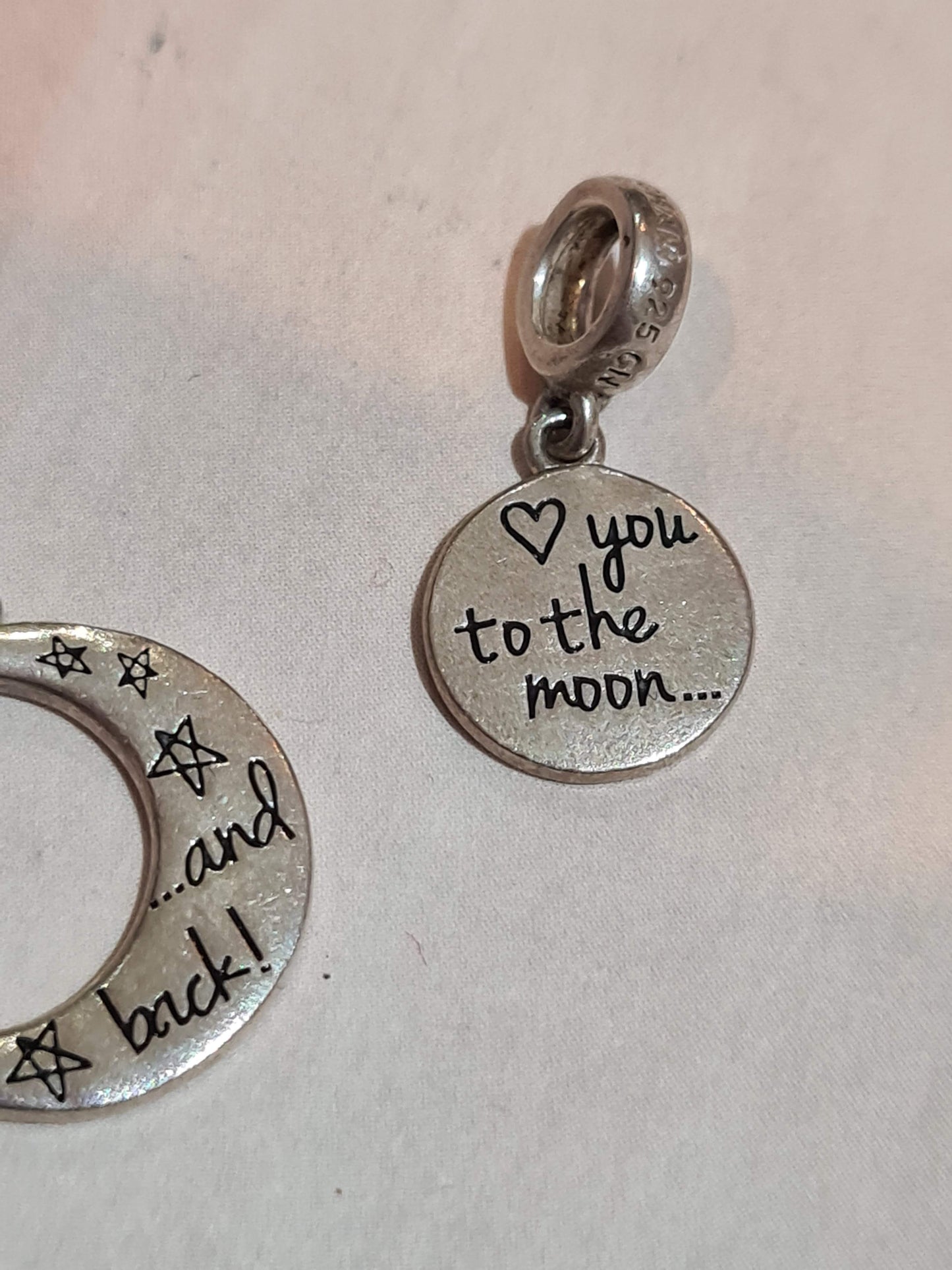 Genuine Chamilia I Love You To The Moon and Back Double Charm