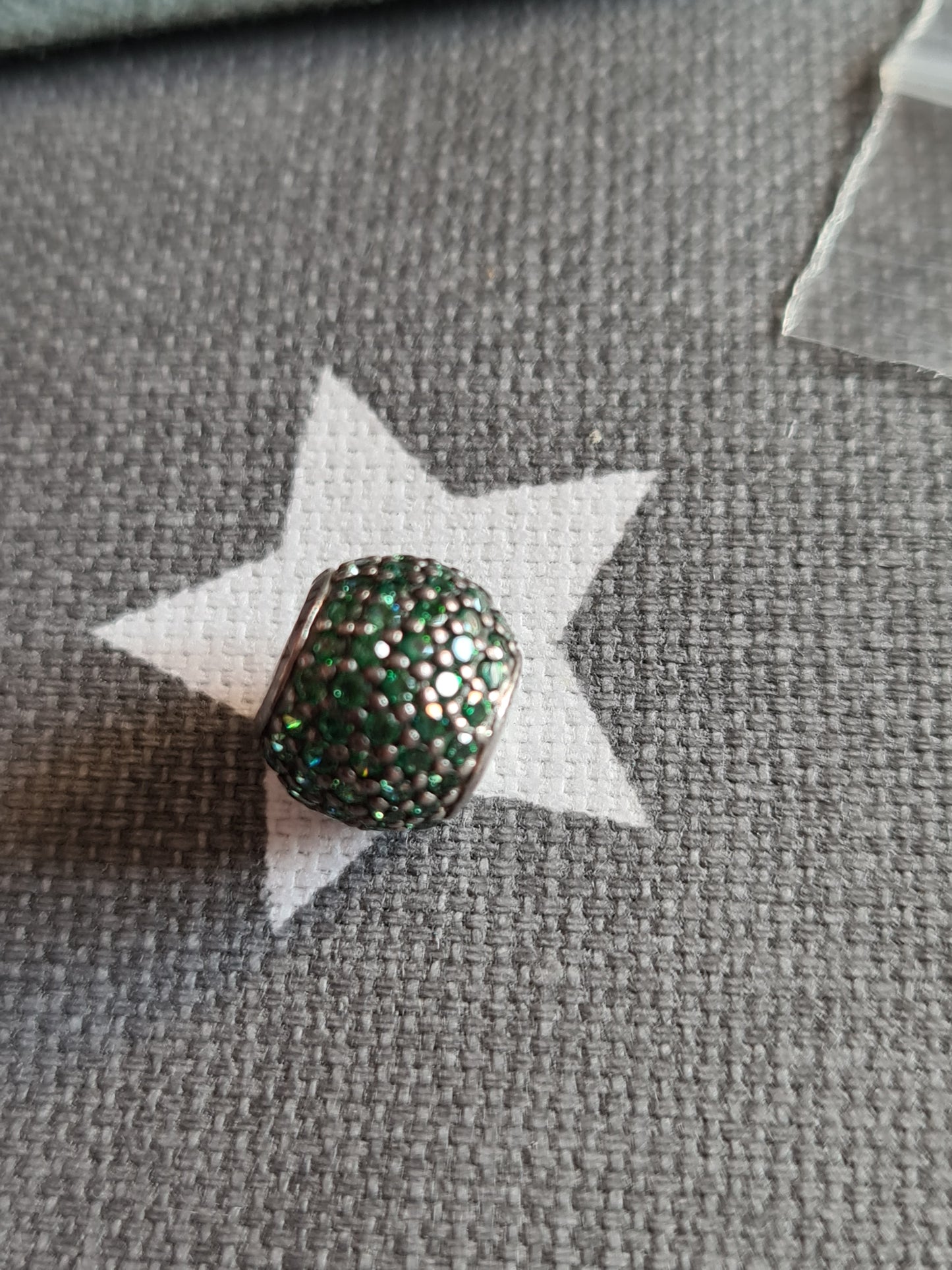 Genuine Pandora Sparkle Pave Green Ball