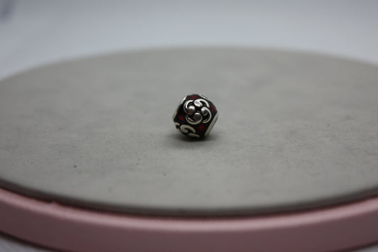 Genuine Pandora Red Celtic Enamel Ball