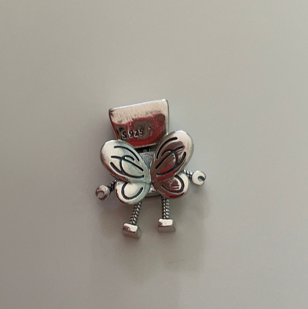 Genuine Pandora Belle Bot Fairy Charm With Wings and Moveable Arms and Legs