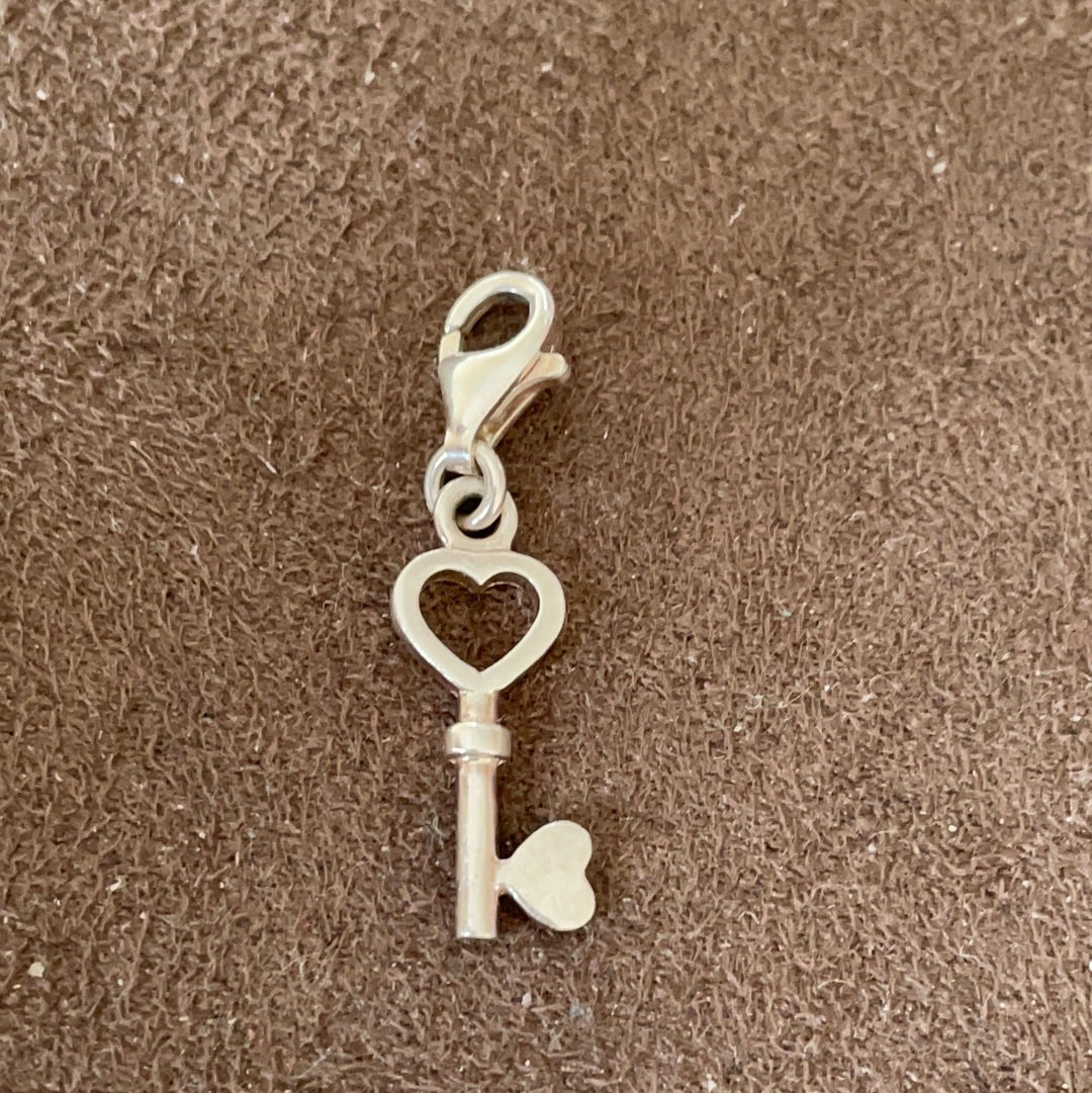 Genuine Thomas Sabo Heart Key Dangle Clip Charm