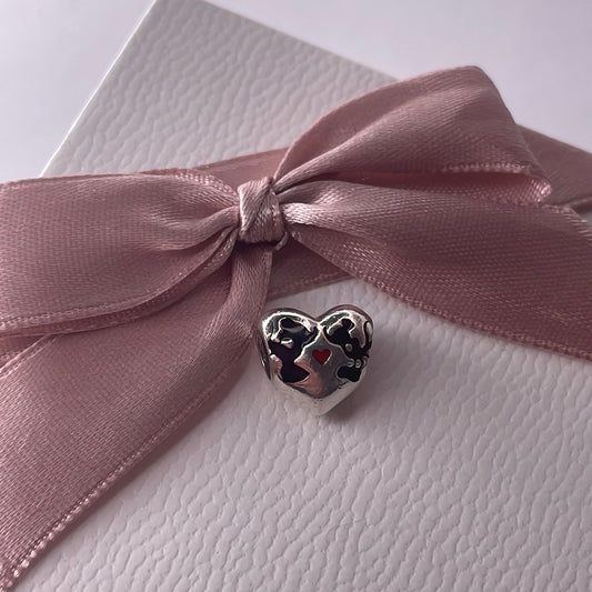 Genuine Pandora Disney Minnie and Mickey Heart 'Believe in Magic' Charm