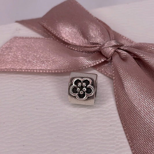 Genuine Pandora Retired Oxidised Flower Charm