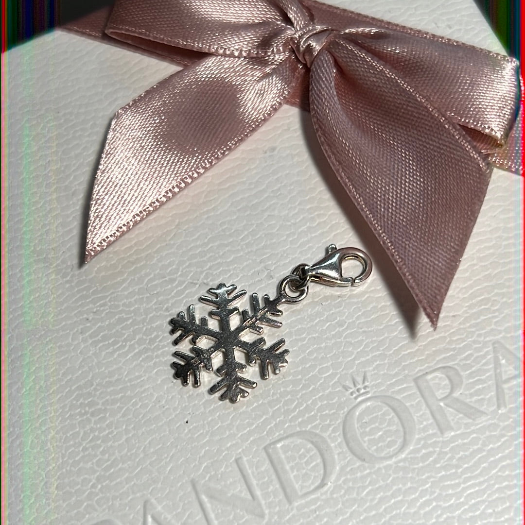 Genuine Thomas Sabo Snowflake Clip Pendant Charm