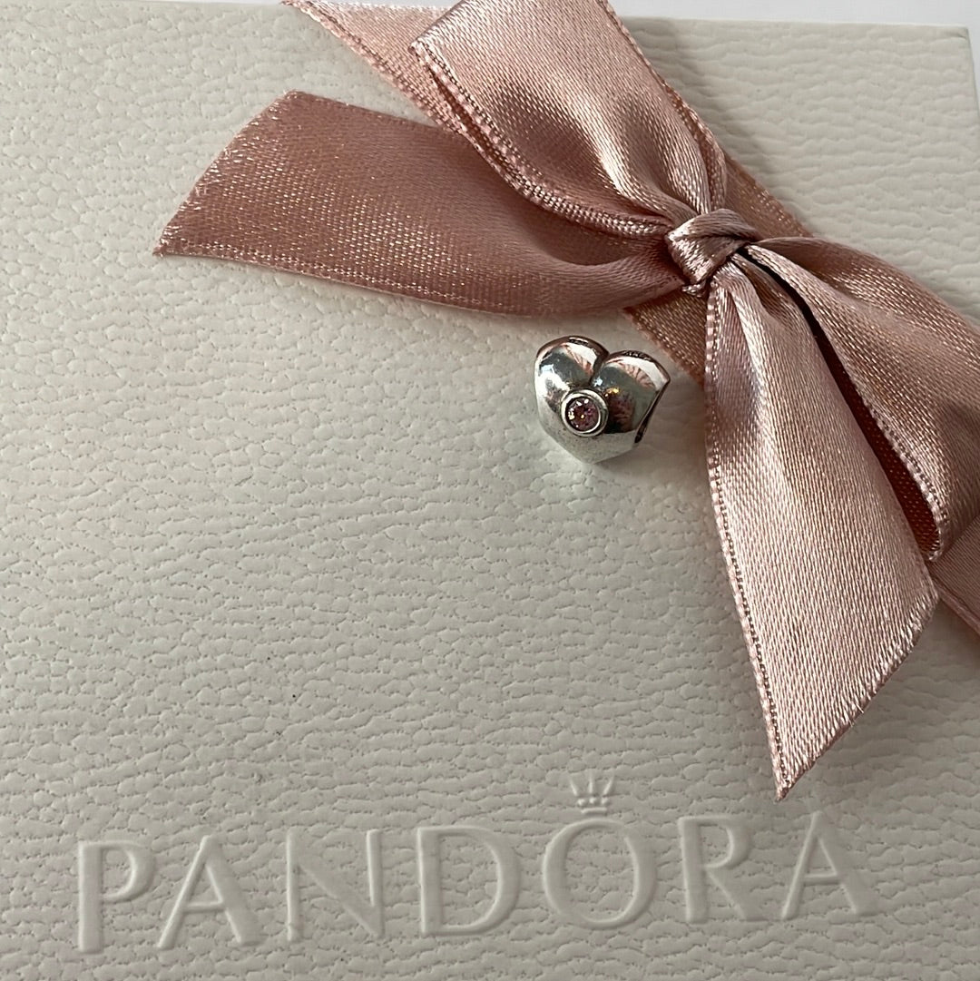 Genuine Pandora CZ Heart Charm