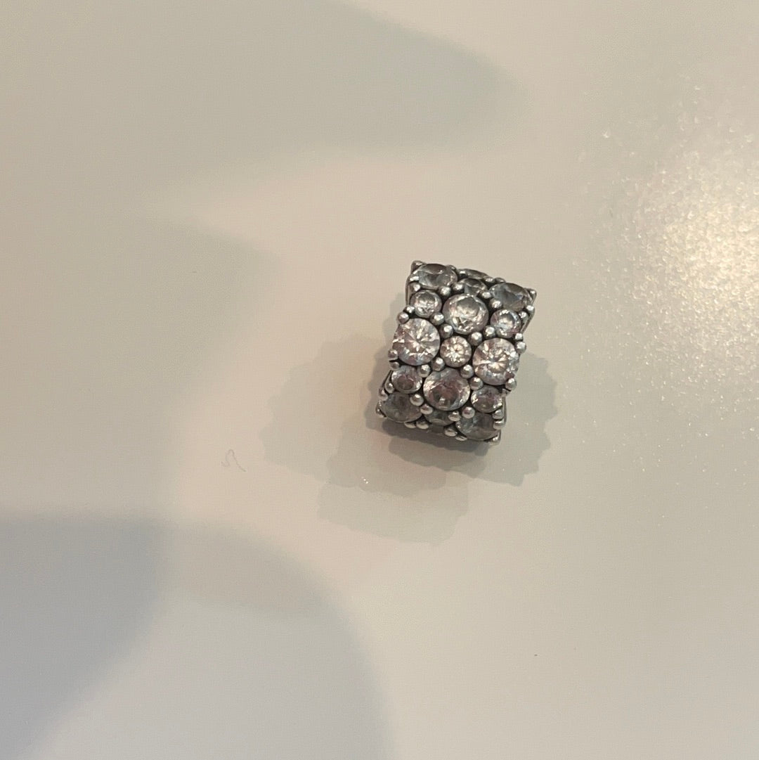 Genuine Pandora Pave Sparkle Charm Clear