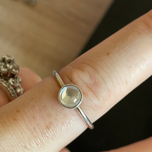 Genuine Pandora Clear Stone Ring Size 60/52