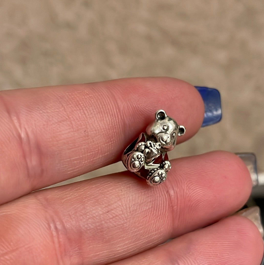 Pandora christmas cheap teddy bear charm