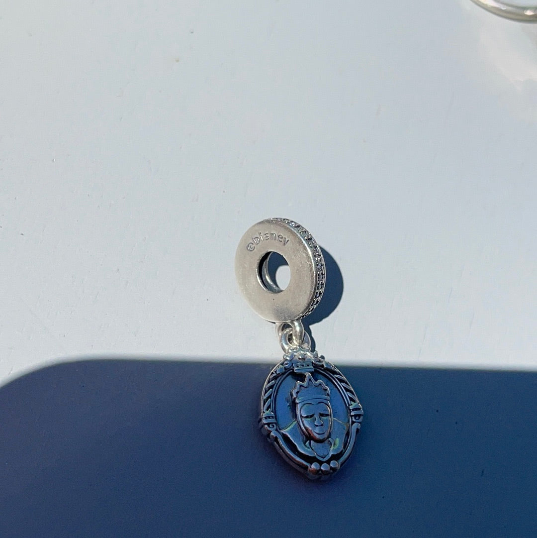 Genuine Pandora Disney Snow White Mirror Evil Queen Dangle Charm