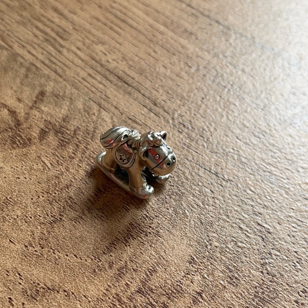 Genuine Pandora Bruno the Unicorn Rocking Horse Charm