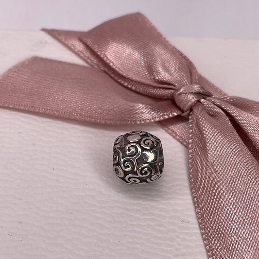 Genuine Pandora Retired Dot and Swirl Charm