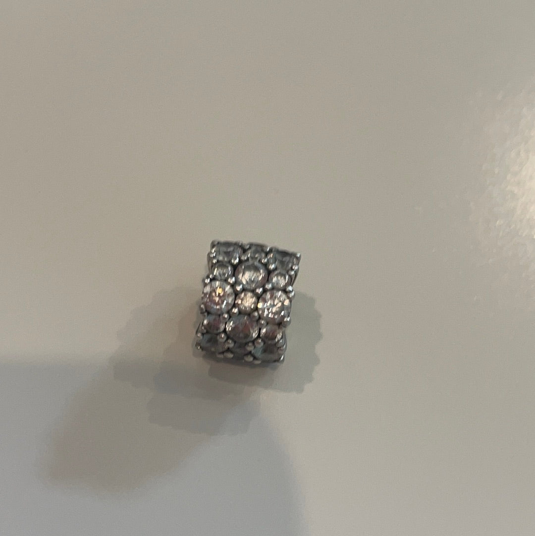 Genuine Pandora Pave Sparkle Charm Clear